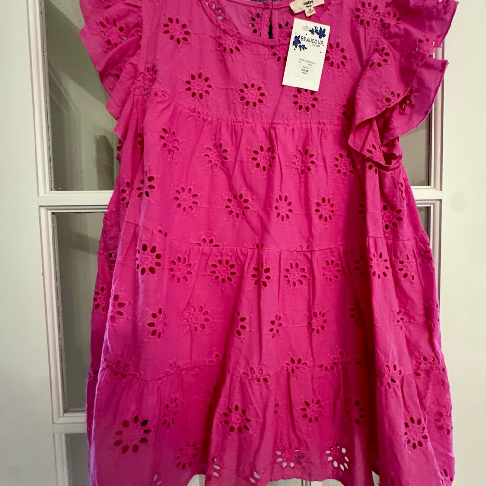 Entro Fuchsia Eyelet TOP